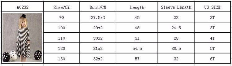 Online discount shop Australia - Casual Long Sleeve Girls Striped Dress New Cotton Children Baby Clothing Toddler Girl Clothes Kids School Wear Dress
