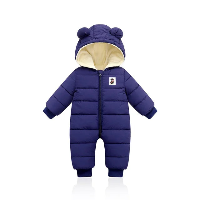 Winter Baby Rompers For Boy Girl Coats Toddler Hooded Bodysuit Thick Cotton Outfit Infants Jumpsuit Children Costume Baby Jacket-Dollar Bargains Online Shopping Australia