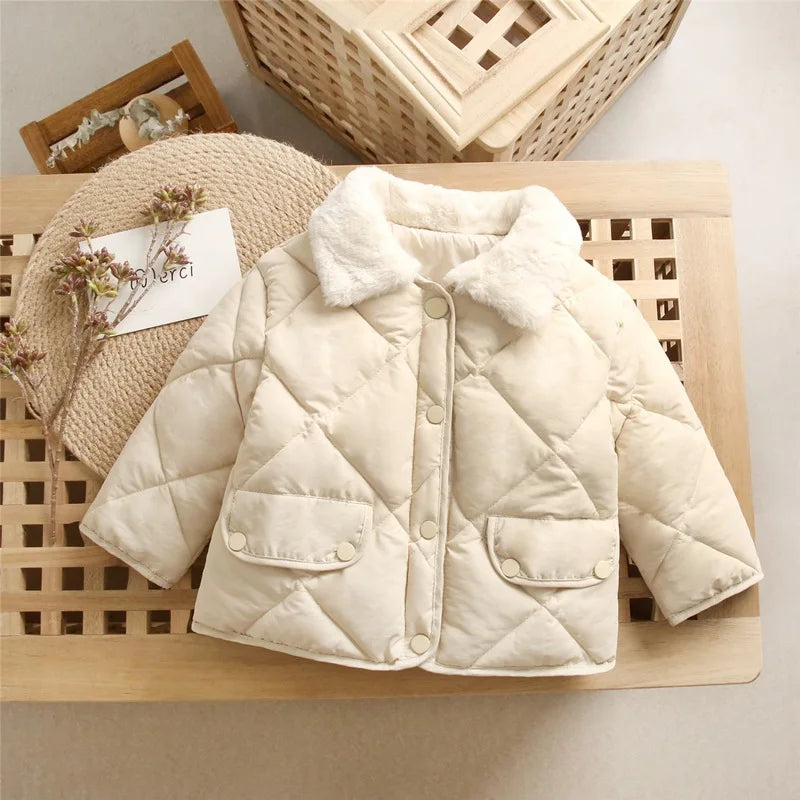 cartoon hoodie plush thickened down padded jacket short cotton padded jacket-Dollar Bargains Online Shopping Australia