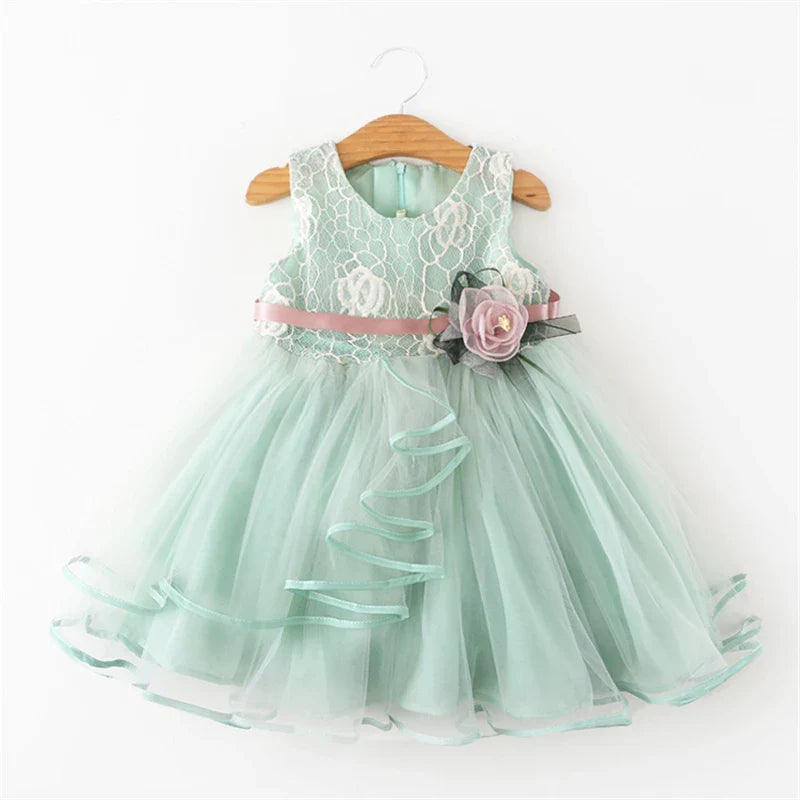 Baby Girls Dress Casual Costume Kids Dresses For Girls Flower Baby Dress Girl Party Little Princess Tutu Summer Dress-Dollar Bargains Online Shopping Australia