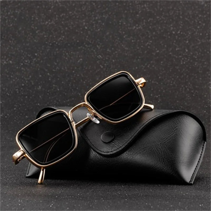 Steampunk Style Square Sunglasses Classic Gothic Men Women Brand Designer Square AlloyFrame Colorful Lens Goggles Sun Glasses-Dollar Bargains Online Shopping Australia