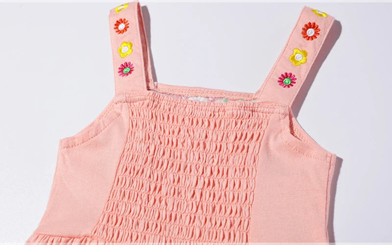 Baby Girls Casual Clothes Cotton Lovely Kids Summer Dress for Toddler Infant Children 2 to 7 years-Dollar Bargains Online Shopping Australia