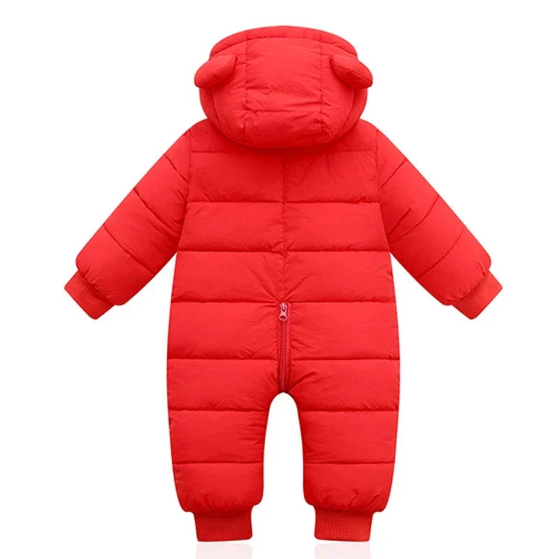 Winter Baby Rompers For Boy Girl Coats Toddler Hooded Bodysuit Thick Cotton Outfit Infants Jumpsuit Children Costume Baby Jacket-Dollar Bargains Online Shopping Australia