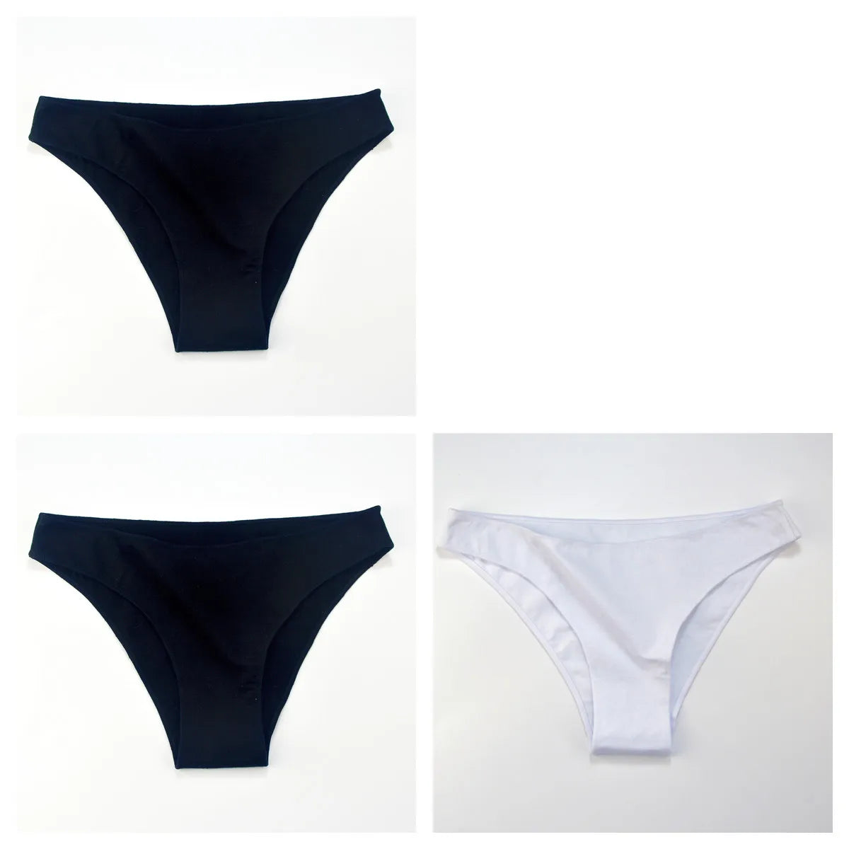 3Pcs Cotton Underwear Seamless Panties For Women Low Rise Briefs Female Solid Color Comfort Pantys Breathable Lingerie