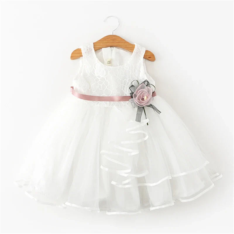 Baby Girls Dress Casual Costume Kids Dresses For Girls Flower Baby Dress Girl Party Little Princess Tutu Summer Dress-Dollar Bargains Online Shopping Australia