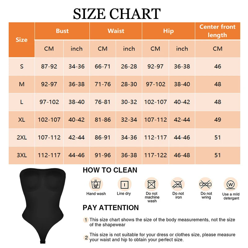 Off Shoulder Bodysuit Shapewear Women Waist Trainer Thongs Body Shaper Slimming Underwear Corset Fajas Colombianas-Dollar Bargains Online Shopping Australia