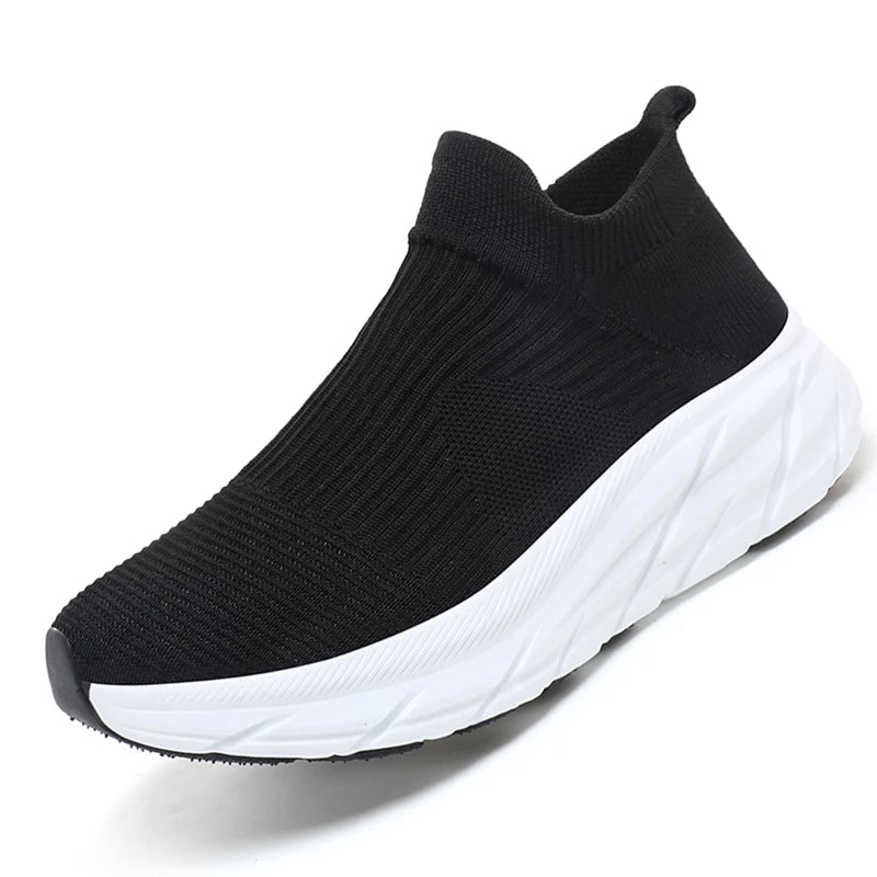 Women Sock Shoes Flannel Socks Sneakers Women Spring Autumn Platform Shoes-Dollar Bargains Online Shopping Australia