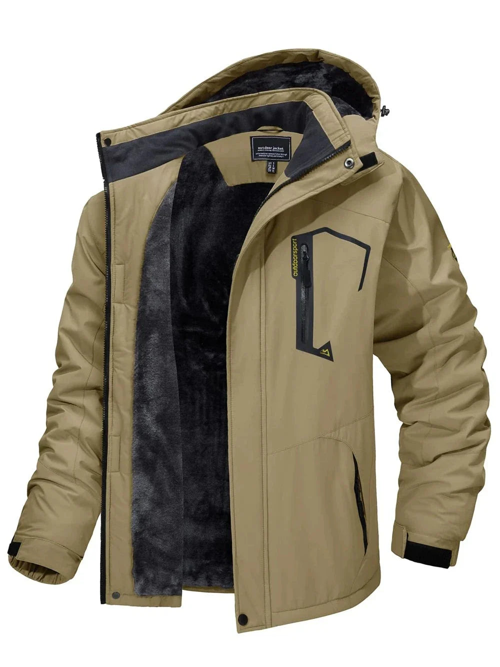Fleece Lining Mountain Jackets Mens Hiking Jackets Outdoor Removable Hooded Coats Ski Snowboard Parka Winter Outwear-Dollar Bargains Online Shopping Australia