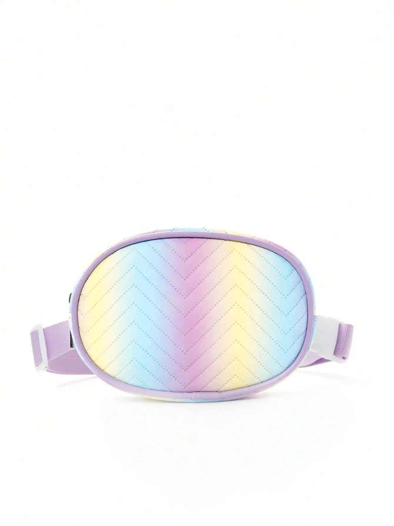 Girls Ombre Fanny Pack Chevron Detail With Zipper PU