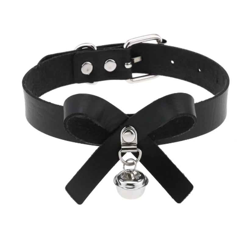 Harajuku Cosplay Rivet Punk Rock Gothi Women Collar Sexy PU Leather Heart Cross Spike Hip Hop Bondage Choker Jewelry-Dollar Bargains Online Shopping Australia