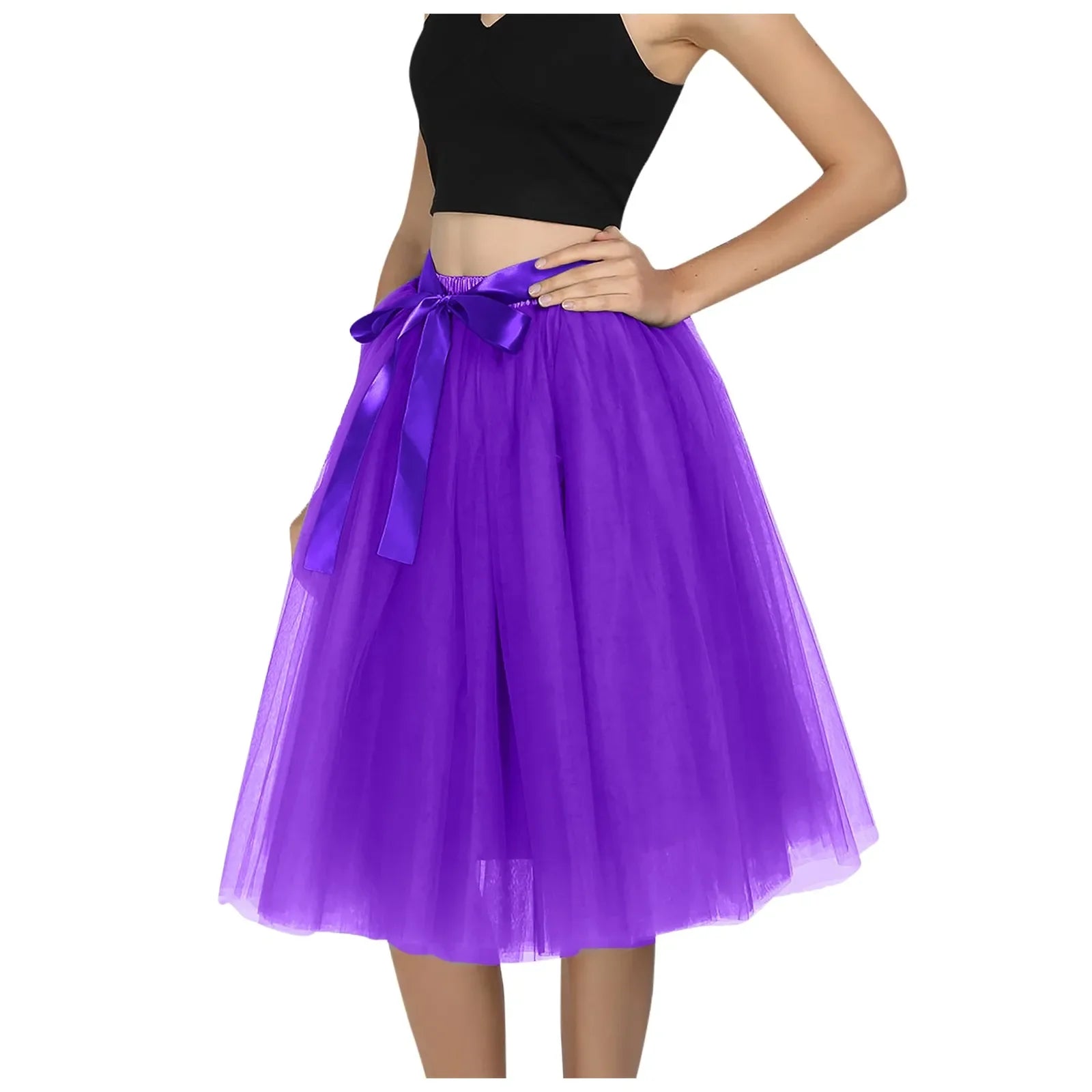Woman clothes Skirt Women's A-line Stretchy Skater Mini Versatile Casual Flared Skirt-Dollar Bargains Online Shopping Australia