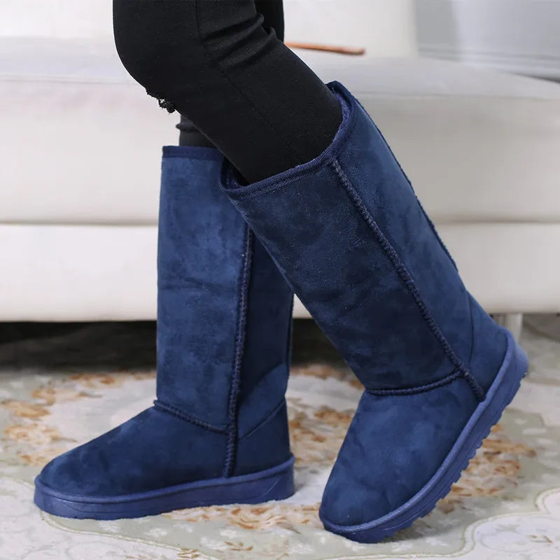 Women Classic Ladies Girls Winter Snow Boots Waterproof Warm Knee High Winter-Dollar Bargains Online Shopping Australia