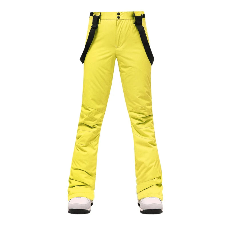 Ski Pants Women Thicken Windproof Waterproof Winter Snow Pants Outdoor Sports Snowboarding Warm Breathable Overalls-Dollar Bargains Online Shopping Australia