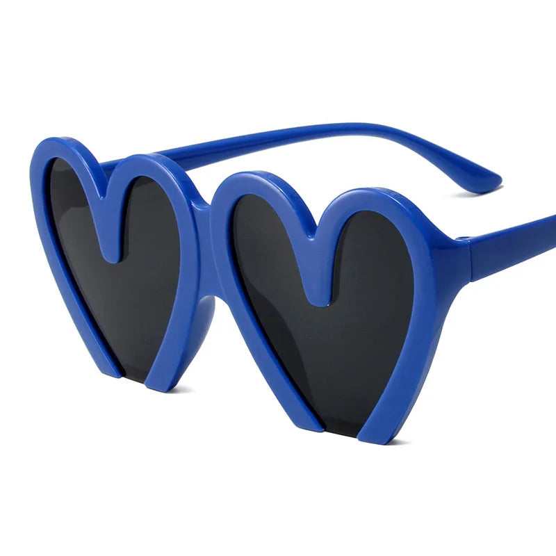 New Heart Sunglasses For Women steampunk Trendy Female Sun Glasses Party Lovely Eyewear-Dollar Bargains Online Shopping Australia