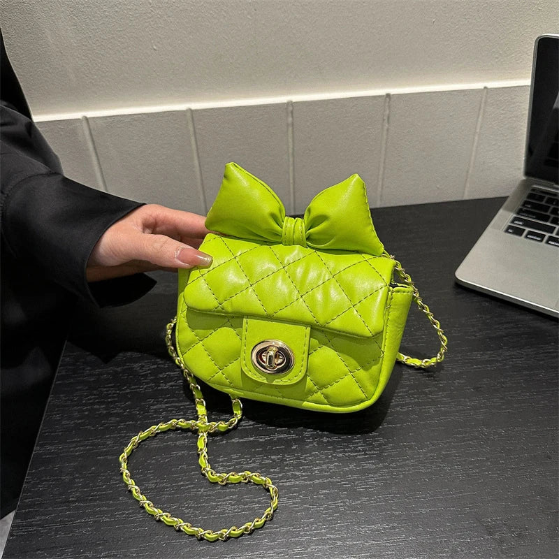 Mini Designer Luxury Shoulder Bag Toddler Princess Baby Girls Pink Bow Handbag Little Girl Cute Crossbody Purse-Dollar Bargains Online Shopping Australia