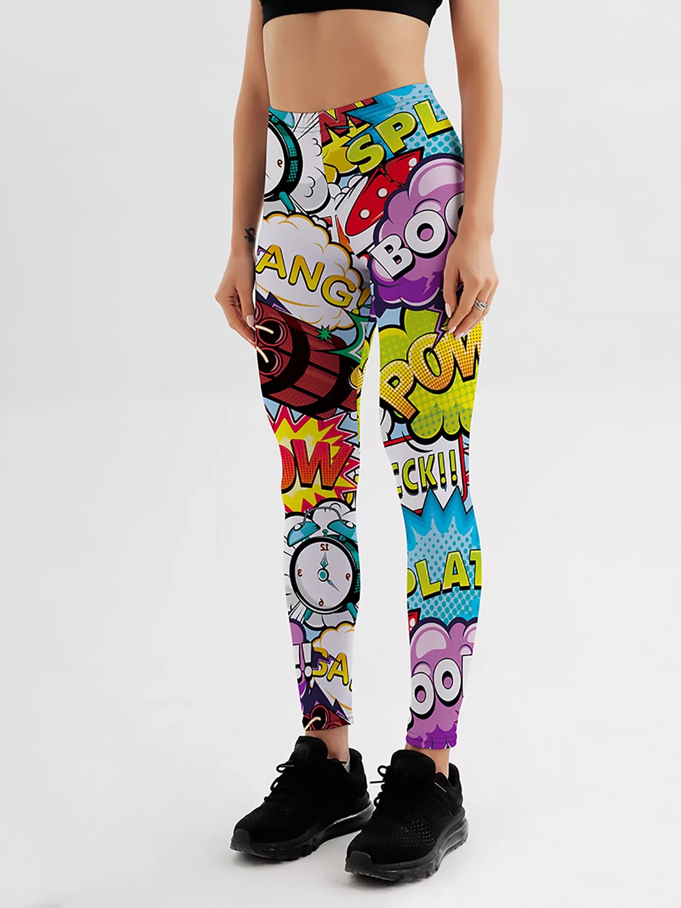 3D Printed Leggings Push Up Leggins Sport Women Fitness Running Pants Cartoon Comic Game  Styles Girl Leggins