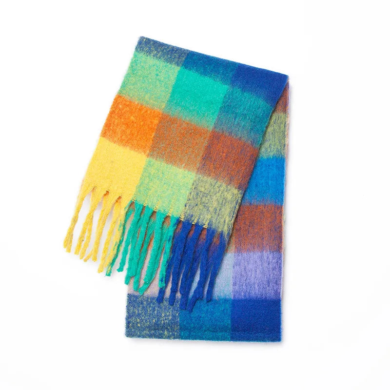 Winter Thick Warm Scarf Women Cashmere Shawl and Wraps Pashmina Neckerchief Female Long-Dollar Bargains Online Shopping Australia
