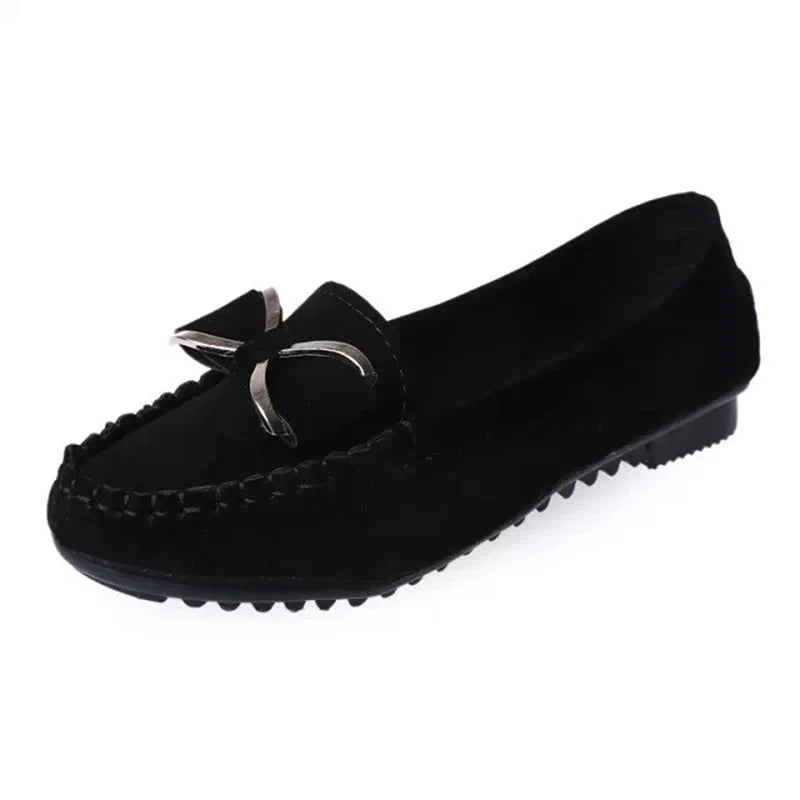 Elegant Butterfly-Knot Comfortable suede loafers Boat Shoes Comfort Slip-On Casual Walking Flats-Dollar Bargains Online Shopping Australia