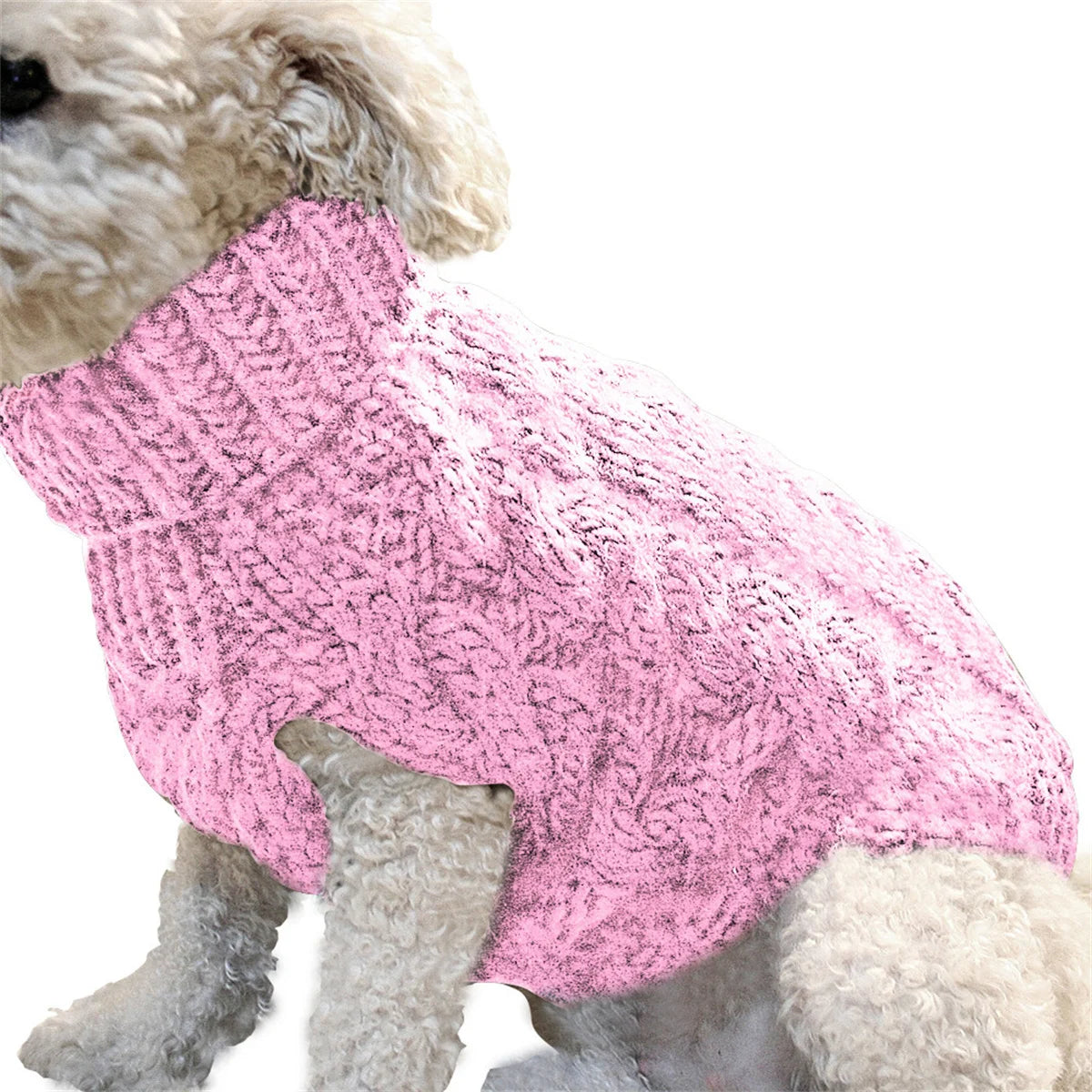 Puppy Dog Sweaters for Small Medium Dogs Cats Clothes Winter Warm Pet Turtleneck Chihuahua Vest Soft Yorkie Coat Teddy Jacket-Dollar Bargains Online Shopping Australia