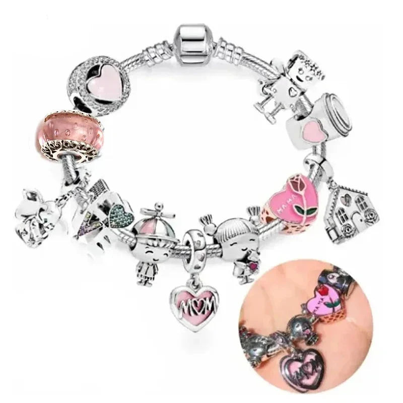 Diy Cartoon Beaded Charm Bracelet Bracelet Suitable Men Women Lovers Jewelry