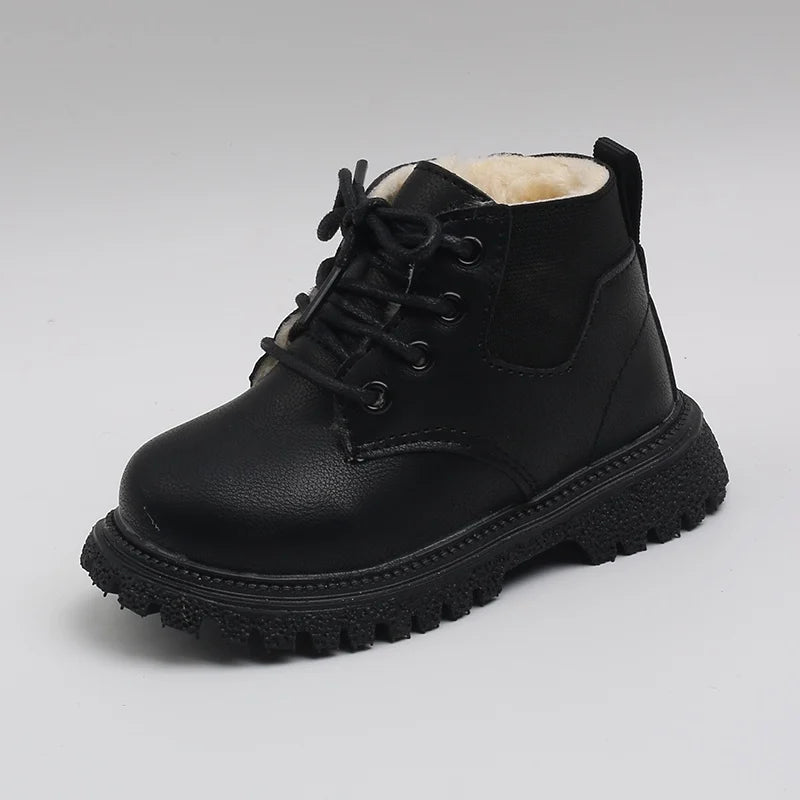 Baby Kids Short Boots Super Warm Girls Boys Shoes PU Leather Children Boots Fashion Toddler Boots Kids Snow Shoes-Dollar Bargains Online Shopping Australia