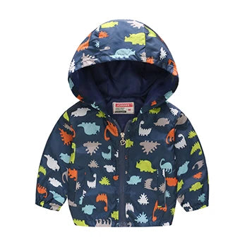 Autumn Winter Boys Jacket New Keep Warm Baby Coat Hooded Zipper Fashion Fur Collar Boys Outerwear-Dollar Bargains Online Shopping Australia