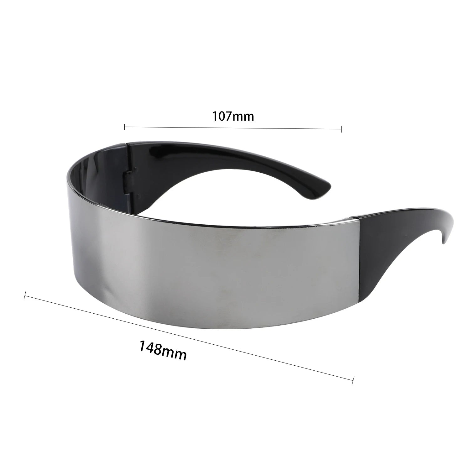 Women Future Technology Sunglasses Y2K Laser Eyeglasses Anti UV400 One Peice Mirrored Lens Eyewear Glasses Men Glasses-Dollar Bargains Online Shopping Australia