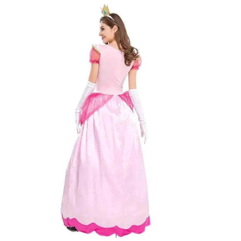 Princess Dress Palace Party Queen Skirt Pink Anime Halloween Costumes for Women-Dollar Bargains Online Shopping Australia