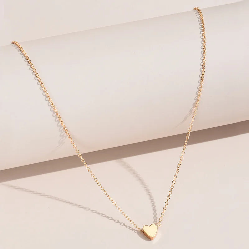 Unique Double Layer Black Love Heart Neckaces Women Exquisite Light Luxury Zircon Necklace Jewelry Party Gifts-Dollar Bargains Online Shopping Australia