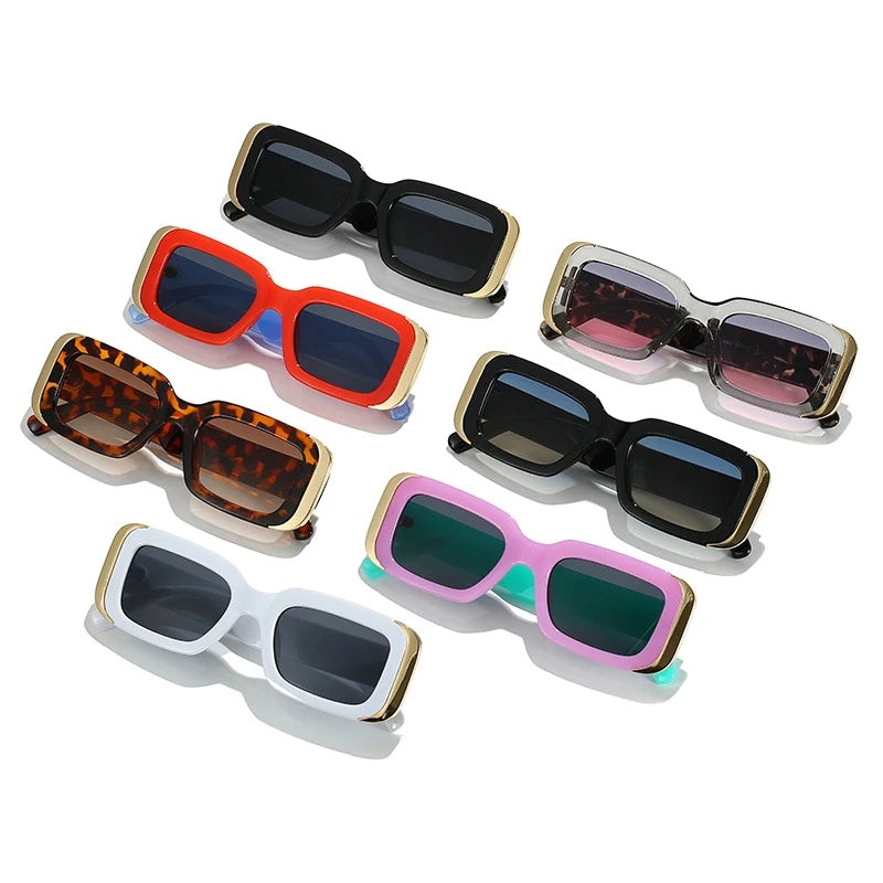 Square Sunglasses Women Retro Brand Designer Jelly Color Shades UV400 Men Gradient Sun Glasses-Dollar Bargains Online Shopping Australia