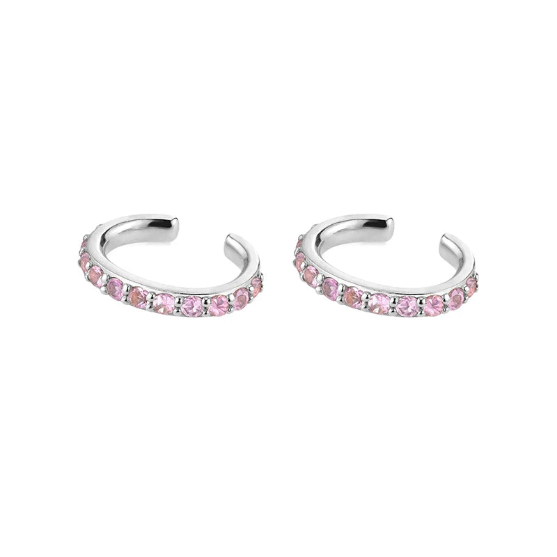 Gold Filled Stud Earrings Set For Women Ear Cuffs Colorful Zircon Dangle Hoop Earrings Fashion Party Jewelry-Dollar Bargains Online Shopping Australia