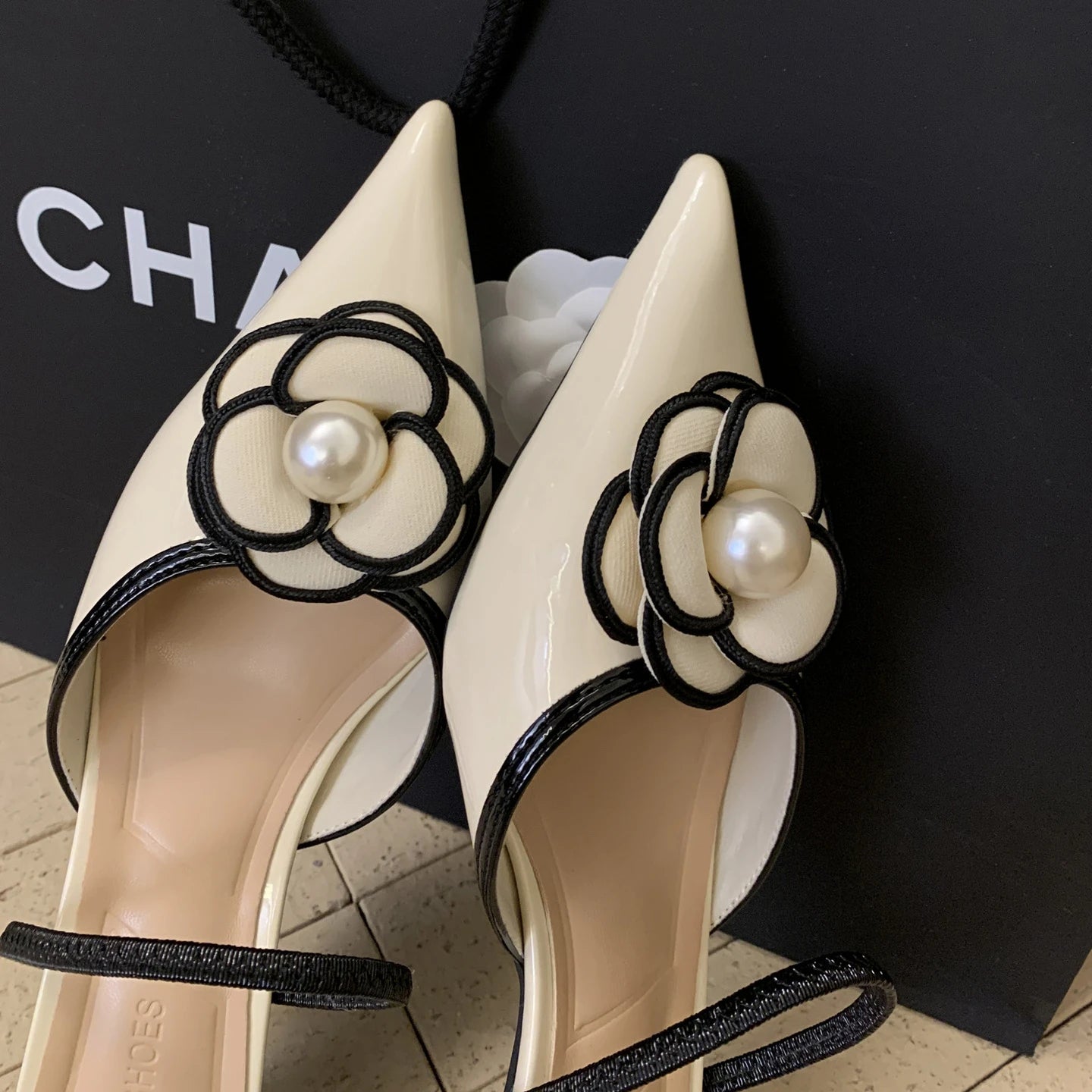 Flower Pointed Toe High Heels Women Luxury Designer Sandals Female Summer Elegant Fashion Pumps Woman Flower Mule Slippers Women-Dollar Bargains Online Shopping Australia