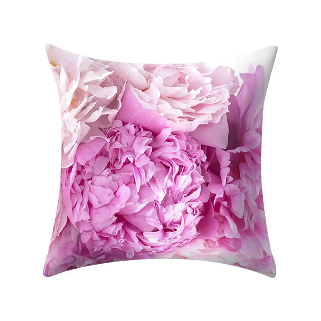 Floral Print Pillow Cover Sofa Cushion Home Decor-Dollar Bargains Online Shopping Australia