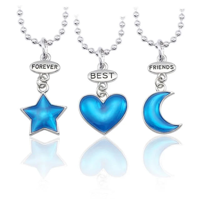 Best Friend Necklace 2-Piece Pendant Necklace Good Friend Forever Necklace Choker Friendship BFF Men And Women Jewelry Gift-Dollar Bargains Online Shopping Australia