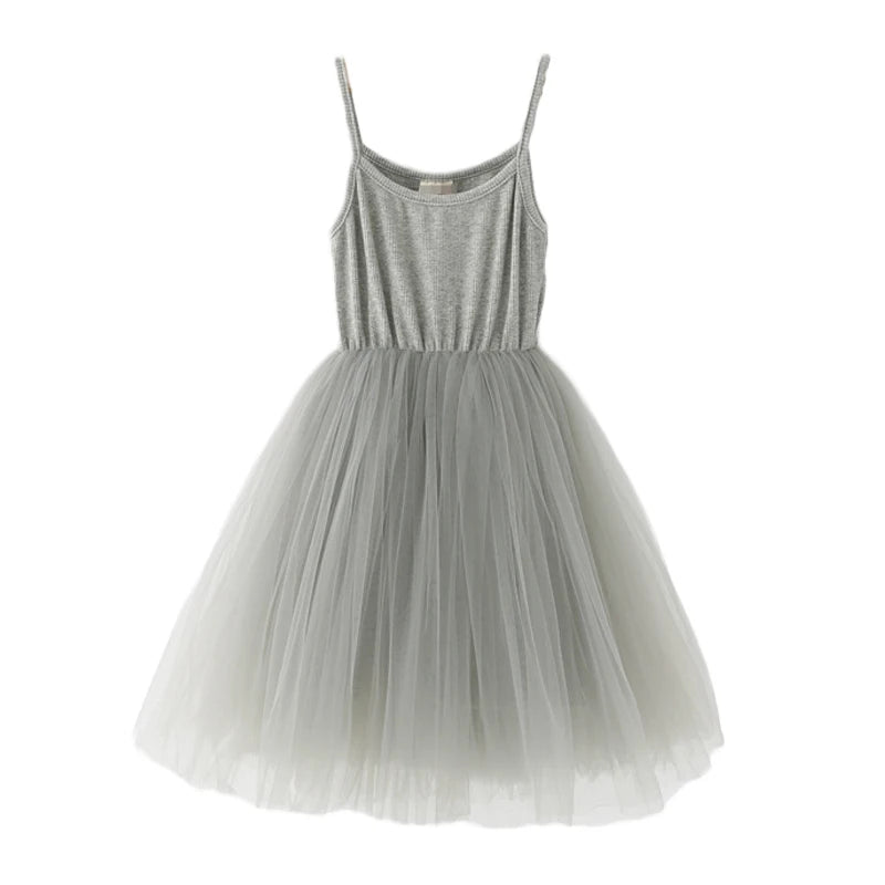 Baby Girls Cotton Tutu Dress Toddler Party Tulle Sundress Infant Princess Sleeveles Dresses Children Kids Sundress Clothing-Dollar Bargains Online Shopping Australia