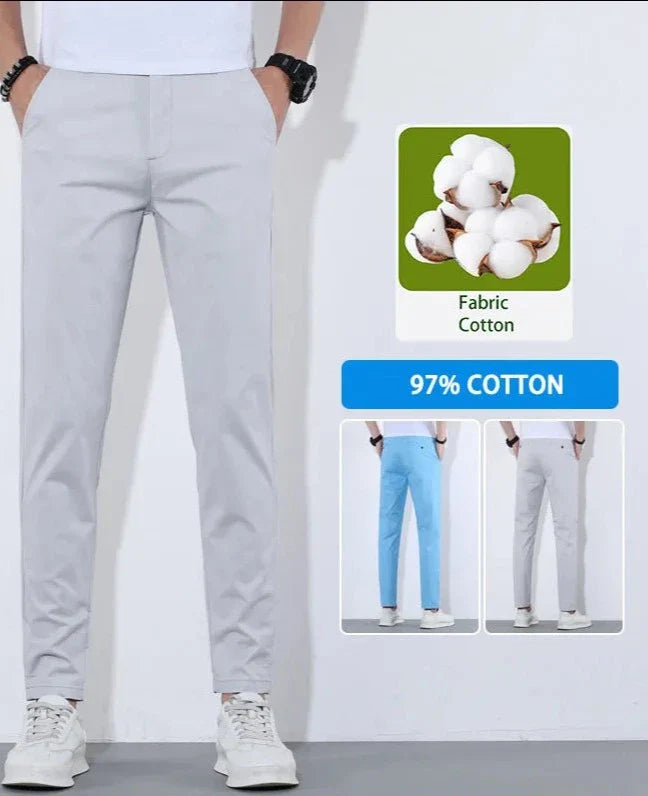Men's Pants Summer Casual Pant Men's Clothing High Quality Thin Pants Cotton