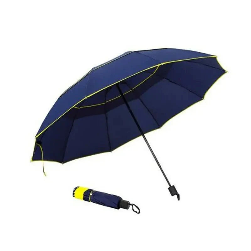 Extra Large Double Layer Edge Windproof Large Compact Umbrella with Double Eaves for Breathable and Windproof-Dollar Bargains Online Shopping Australia