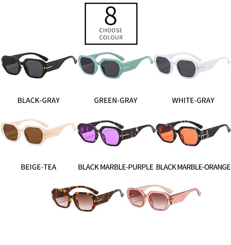 Square Sunglasses Women Retro Black Eyewear Shades UV400 Men Sun Glasses-Dollar Bargains Online Shopping Australia