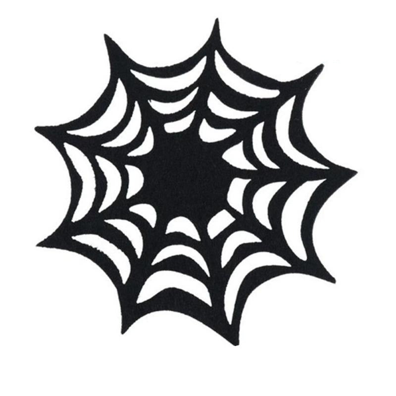 1/2/3PCS Coasters Spider Web Decorative Halloween Themed Decorarion Supplies Doilies Placemats for Store Home-Dollar Bargains Online Shopping Australia