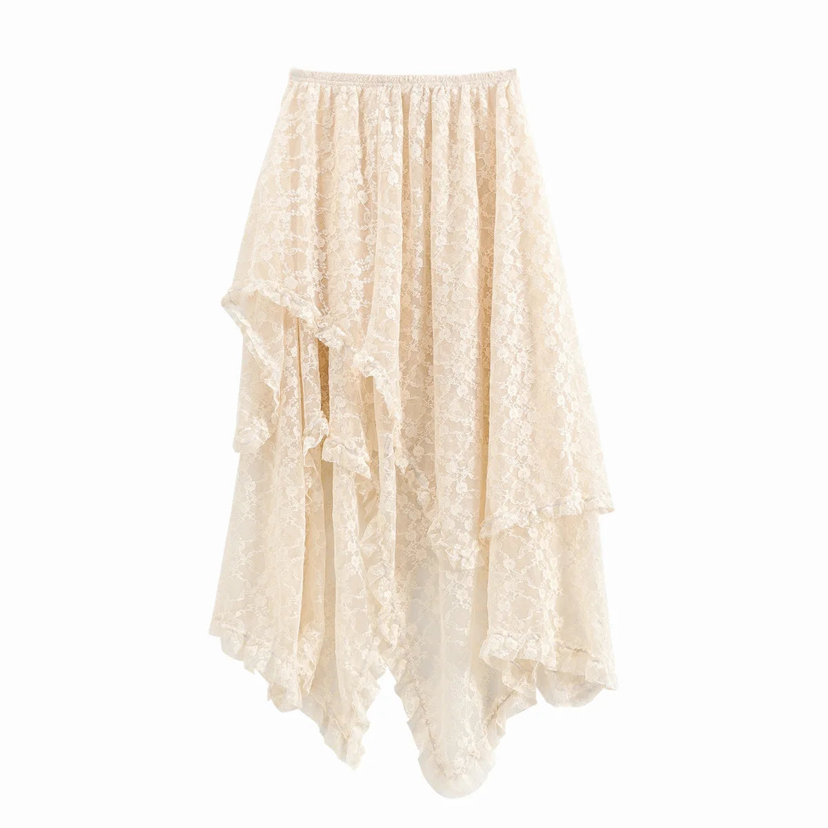 Bohemian Skirts Women Lace All-match Korean Style Hotsweet Streetwear Summer Casual Trendy Aesthetic College Asymmetrical Daily-Dollar Bargains Online Shopping Australia
