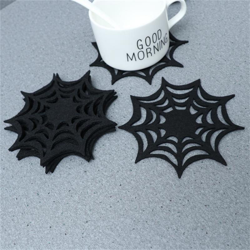 1/2/3PCS Coasters Spider Web Decorative Halloween Themed Decorarion Supplies Doilies Placemats for Store Home-Dollar Bargains Online Shopping Australia
