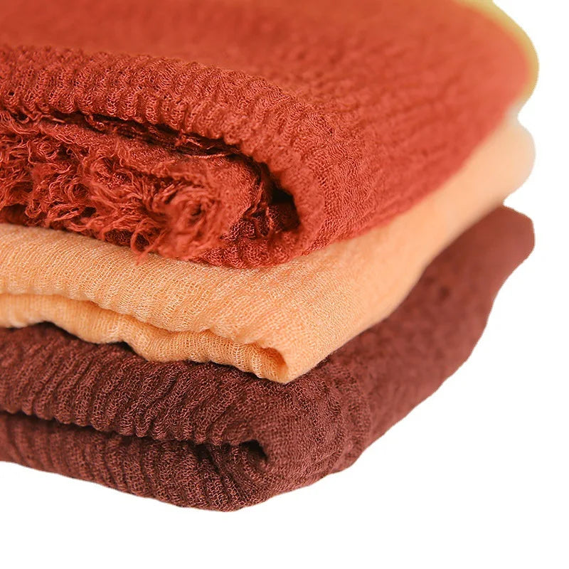 185*90cm Candy Color Cotton Linen Long Scarf Hijab Pashmina Lady Shawls Wraps Head Scarves Neck Bandana Men Scarf/Black Scarves