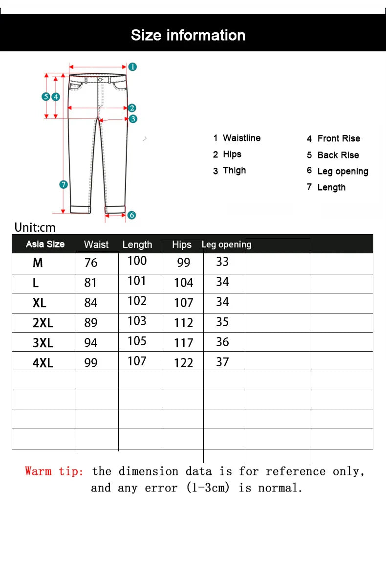 Leisure Pants for Men's Pure Cotton Elastic Waist Lightweight Business Elastic Versatile