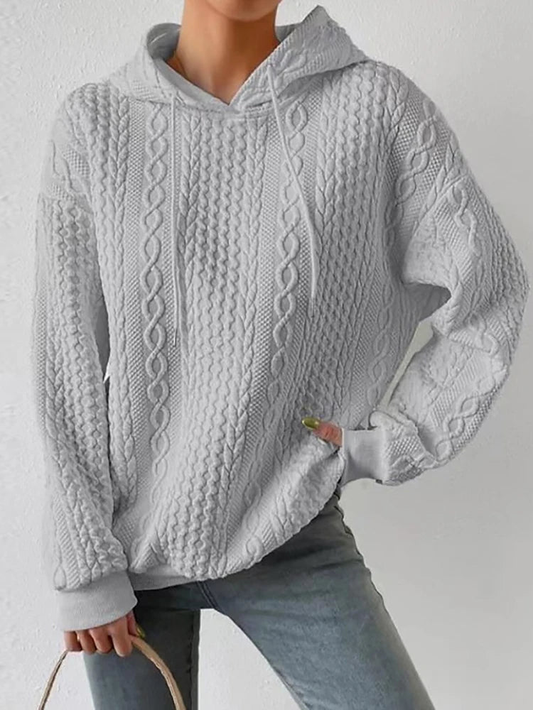 Hoodies Women Casual Long Sleeve Tops Loose Pink Sweatshirt Pullovers-Dollar Bargains Online Shopping Australia