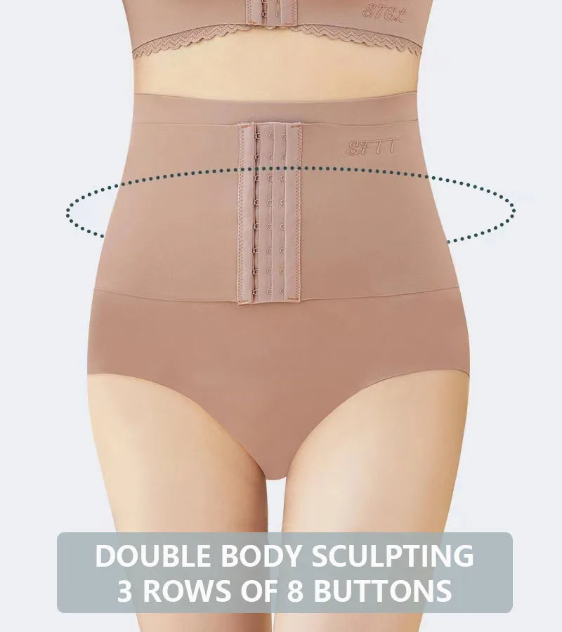 2 in 1 Hip Lift Flat Belly Women's Panties Body Shapewear Women Thin Waist Trainer Body Shaper Body Sculpting Corset-Dollar Bargains Online Shopping Australia