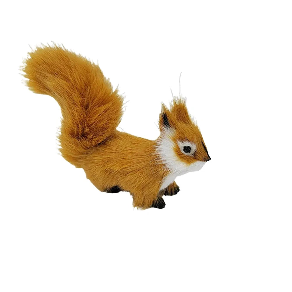 Simulation Rabbit Owl Cat Fox Ornament Furs Squatting Model Home Decoration Animal World with Static Action Figures Gift for Kid-Dollar Bargains Online Shopping Australia