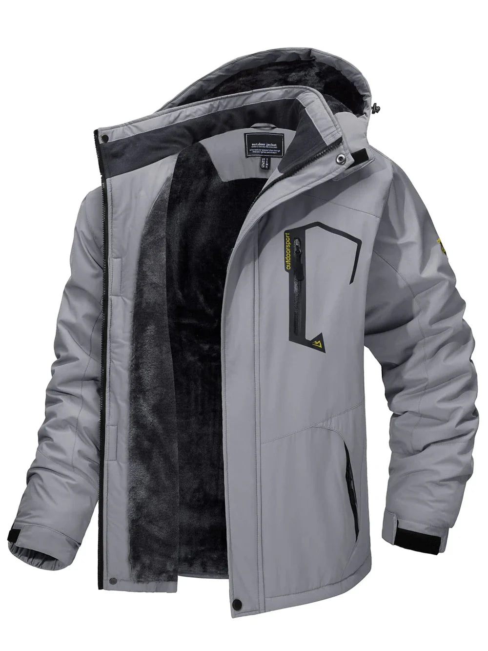 Fleece Lining Mountain Jackets Mens Hiking Jackets Outdoor Removable Hooded Coats Ski Snowboard Parka Winter Outwear-Dollar Bargains Online Shopping Australia