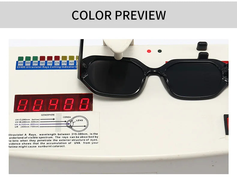 Square Sunglasses Women Retro Black Eyewear Shades UV400 Men Sun Glasses-Dollar Bargains Online Shopping Australia