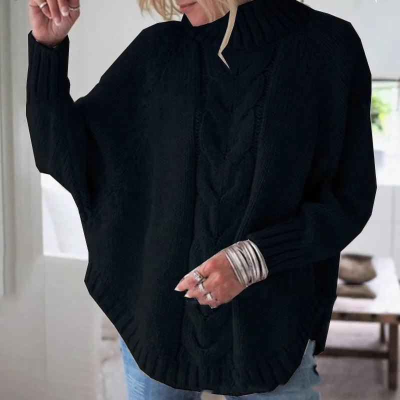 Women Sweater Casual Pullovers Basics Knitted Loose O-neck Batwing Sleeve Elegance Sweet Female Clothing-Dollar Bargains Online Shopping Australia