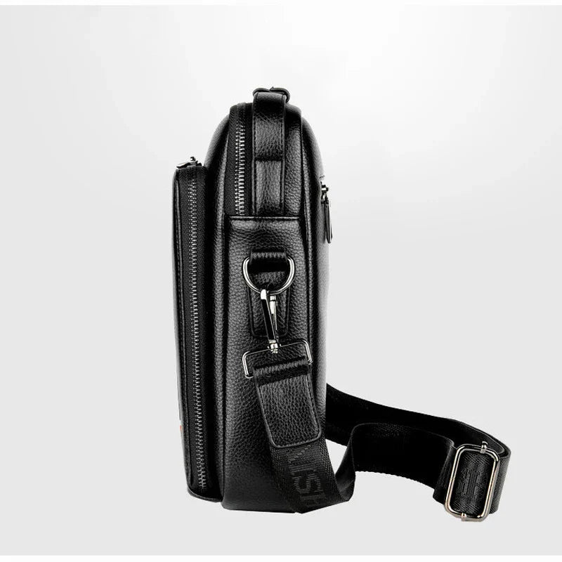 Men's Shoulder Bag PU Leather Messenger Bag Luxury Bag Fashion Pouch Tool Crossbody Bags Party Handbag